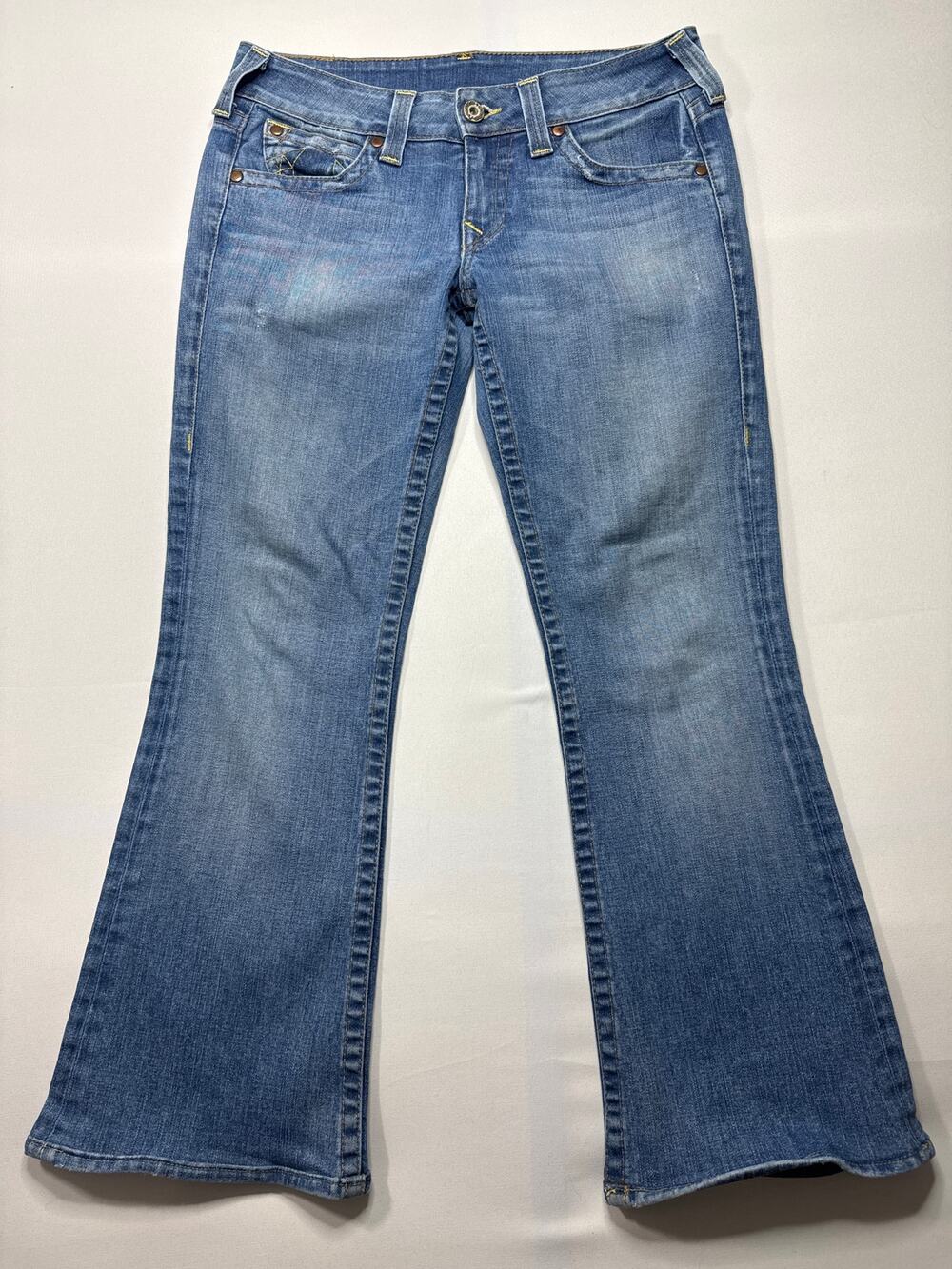True Religion Brand Jeans‎ Women's Flare Leg Blue Jeans - Size 31 (32x29.5)